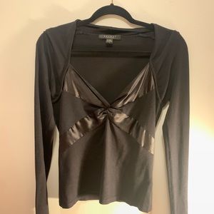 Nougat London Black Silk Sweater